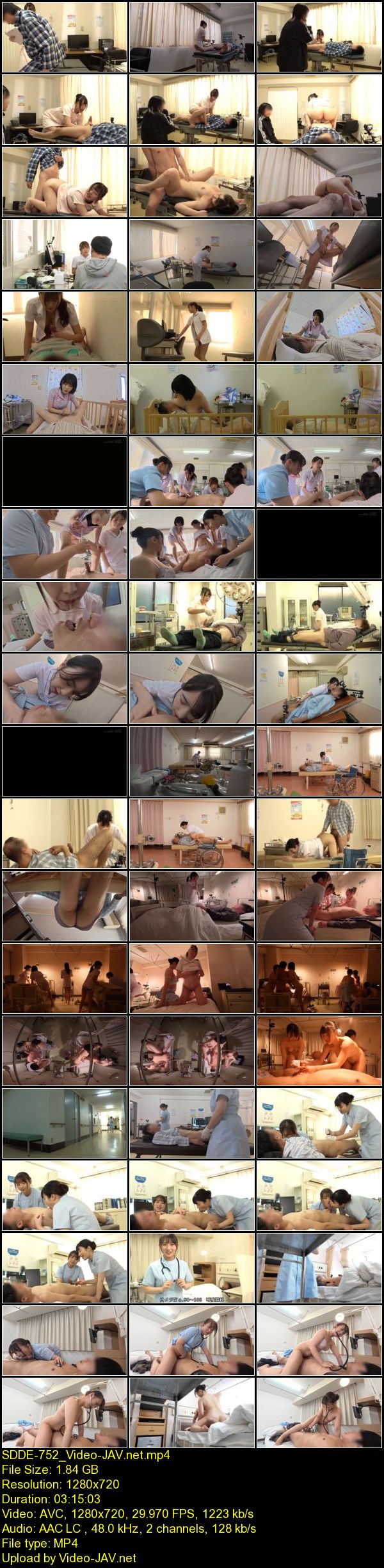 JAV Download [SDDE 752] 性交総合大学病院 全10科の看護師による口淫・手淫・性交を通じた射精医療。100台のカメラで迫る超リアル業務190分 2025 06 26