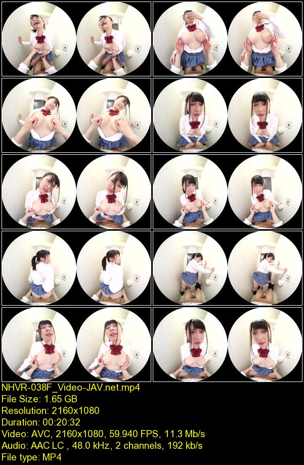 Download Japanese Adult Video [NHVR 038] 【VR AV】便座で見る専用VR 乳首いじりを要求して興奮した美巨乳女とこっそり密室中出しSEX 2019 04 26